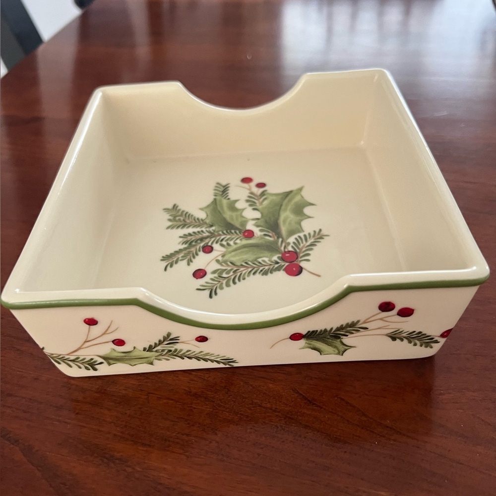 Lenox Holiday Cocktail Napkin Holder
